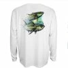 Aftco Wingman LS Performance Shirt - White -AFTCO Shop 12PM 564a7bac ebc5 4503 8197 036a9ac04f1a
