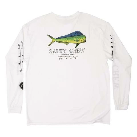 Salty Crew Angry Bull L/S Rashguard - White 3 Salty Crew Angry Bull L/S Rashguard - White