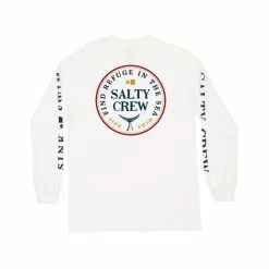 Salty Crew Fathom Long Sleeve Shirt -AFTCO Shop 20135223 WHT BACK 2 1024x1024 496debad 5b5f 4d2a bf13 618996c40cc5