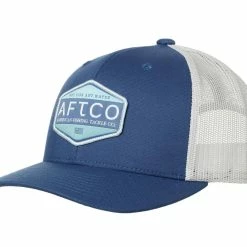 Aftco Transfer Trucker Hat Navy