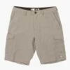 Salty Crew Drifter 2 Hybrid Cargo Shorts Grey -AFTCO Shop 30435031 GRY
