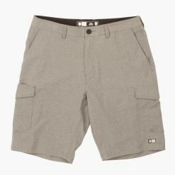 Salty Crew Drifter 2 Hybrid Cargo Shorts Grey