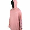 Aftco Samurai Sun Protection Hoodie - Hazy Rose Heather -AFTCO Shop AFTCOSAMURAIHOODHZRH