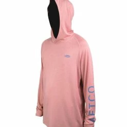 Aftco Samurai Sun Protection Hoodie - Hazy Rose Heather
