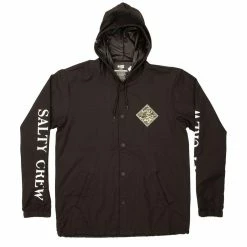 Salty Crew Tippet Decoy Snap Jacket Black
