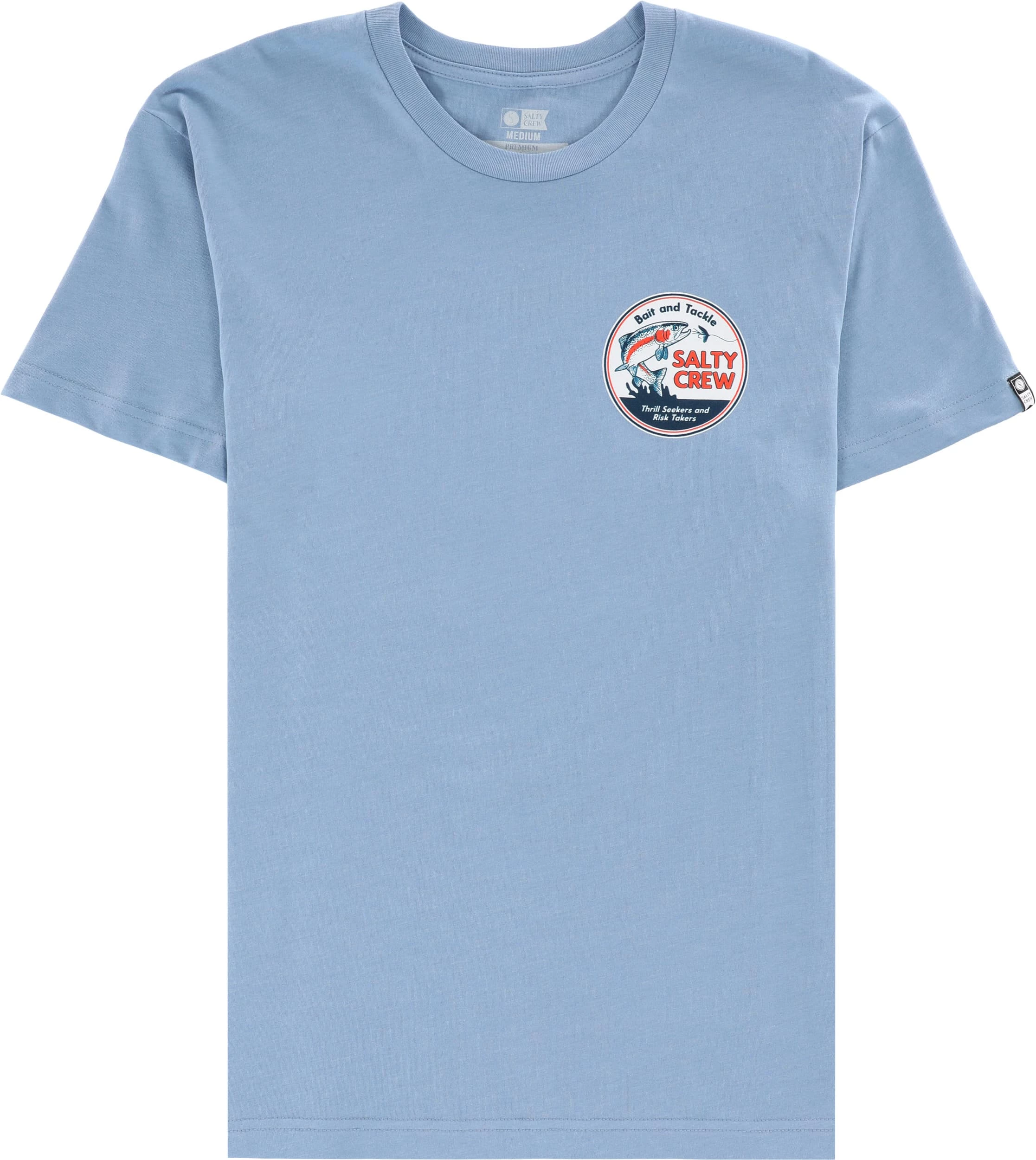 Salty Crew Fly Guy Premium Light Blue Tee 3 Salty Crew Fly Guy Premium Light Blue Tee