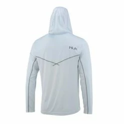 Huk ICON X Hoodie Long Sleeve Tech Tee -AFTCO Shop H1200139 451 B A