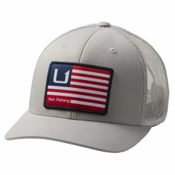 Huk And Bars American Trucker Hat Oyster