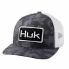 Huk Running Lakes Trucker Hat Volcanic Ash -AFTCO Shop H3000338 013 F