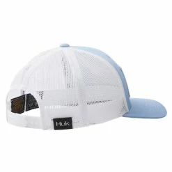 Huk Midnight Magic Trucker Hat -AFTCO Shop HUK Midnight Magic Trucker H3000260 420 Carolina Blue Back