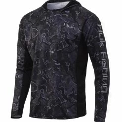 Huk ICON X Camo Hoodie Tech Tee -AFTCO Shop HukIconCamoHood007