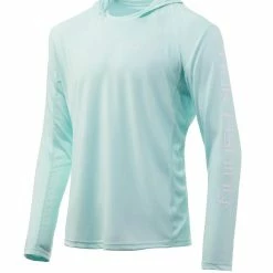 Huk ICON X Hoodie Long Sleeve Tech Tee -AFTCO Shop HukIconXHoodie350