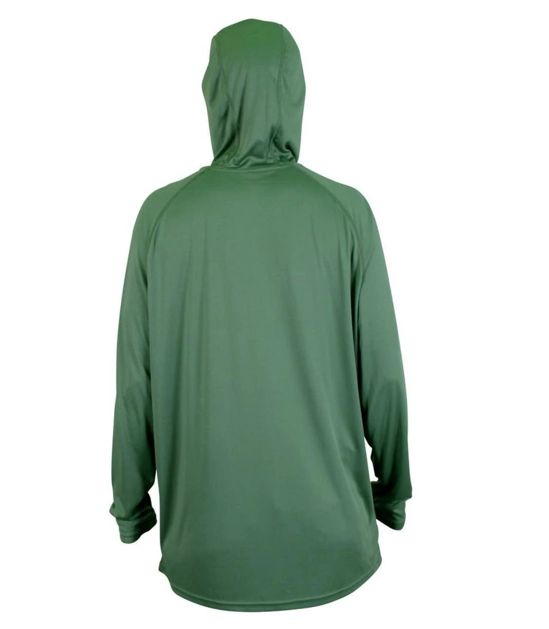 Aftco Jason Christine Hooded Long Sleeve Performance Shirt - Olive 4 Aftco Jason Christine Hooded Long Sleeve Performance Shirt - Olive - Image 2