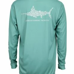 Aftco Jigfish UV Protection LS Fishing Shirt - Agate