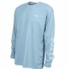 Aftco Jigfish LS Performance Shirt- Sky Blue
