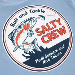 Salty Crew Fly Guy Premium Light Blue Tee 7 Salty Crew Fly Guy Premium Light Blue Tee -AFTCO Shop Logo