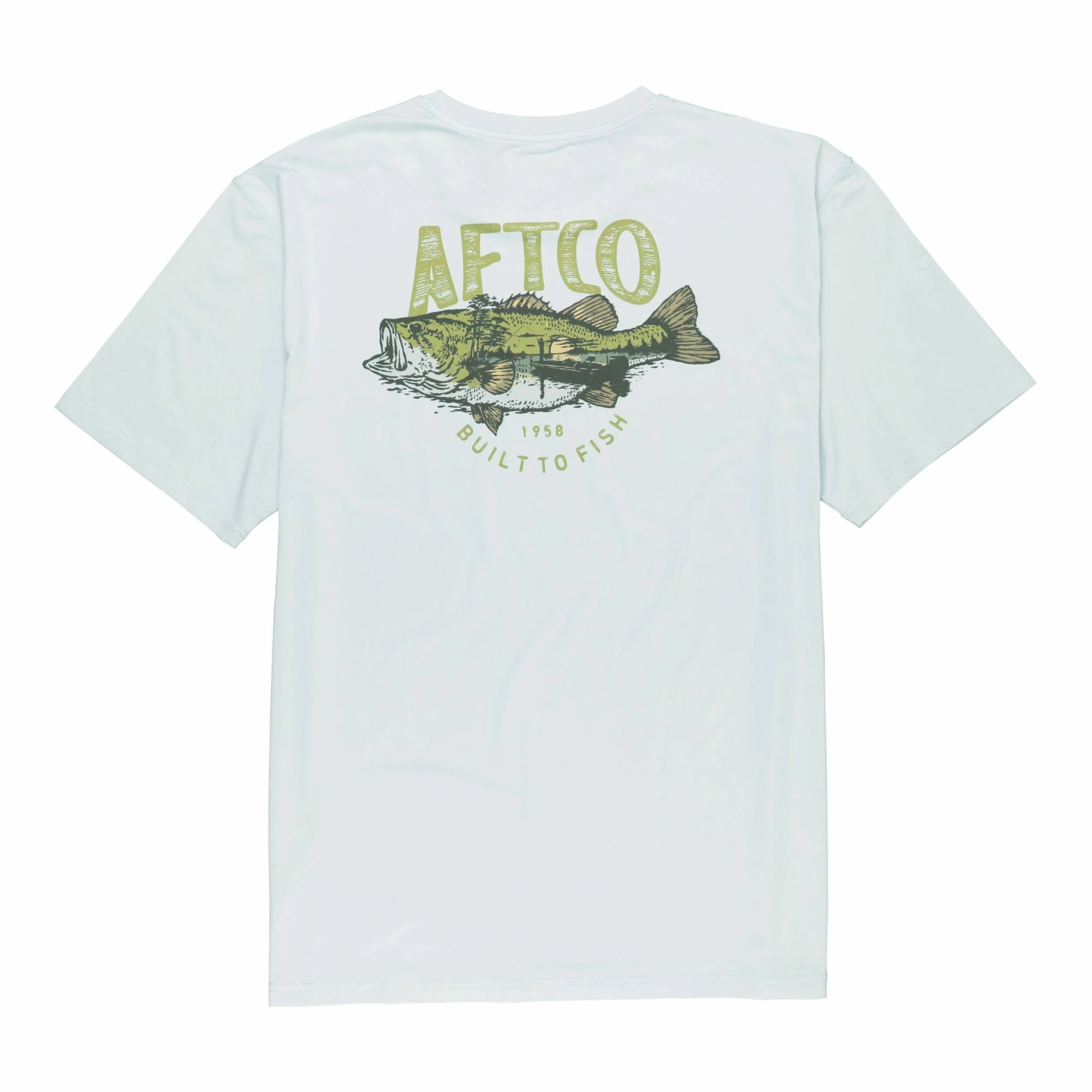 Aftco Wild Catch Short Sleeve Tee - Sprout 3 Aftco Wild Catch Short Sleeve Tee - Sprout