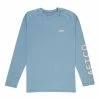 Aftco Samurai L/S UV Shirt Slate Blue Heather -AFTCO Shop M61126 SBLU 1 jpg