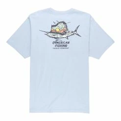 Aftco Sail Fishing Short Sleeve Tee - Pearl