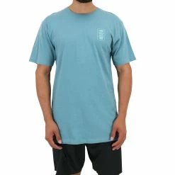 Aftco Rootbeer Short Sleeve Tee Aquifer -AFTCO Shop MT3339 AQFH 3