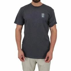 Aftco Rootbeer Short Sleeve Tee Charcoal Heather -AFTCO Shop MT3339 CHHR 3 jpg
