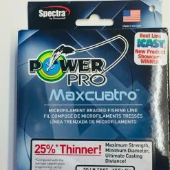 Power Pro Maxcuatro Braided Line 300 Yard Spools