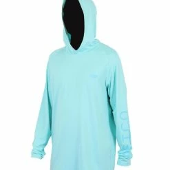 Aftco Samurai Sun Protection Hoodie - Bahama Heather