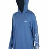 Aftco Samurai Sun Protection Hoodie - Nautical Blue Heather