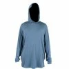Aftco Samurai Sun Protection Hoodie Shirt - Space Blue Heather -AFTCO Shop Samurai2HoodSPBH
