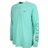 Aftco Samurai LS Sun Protection Shirt - Opal -AFTCO Shop Samurai2Opal