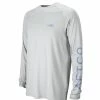 Aftco Samurai LS Sun Protection Shirt - Silver Heather -AFTCO Shop Samurai2SILH
