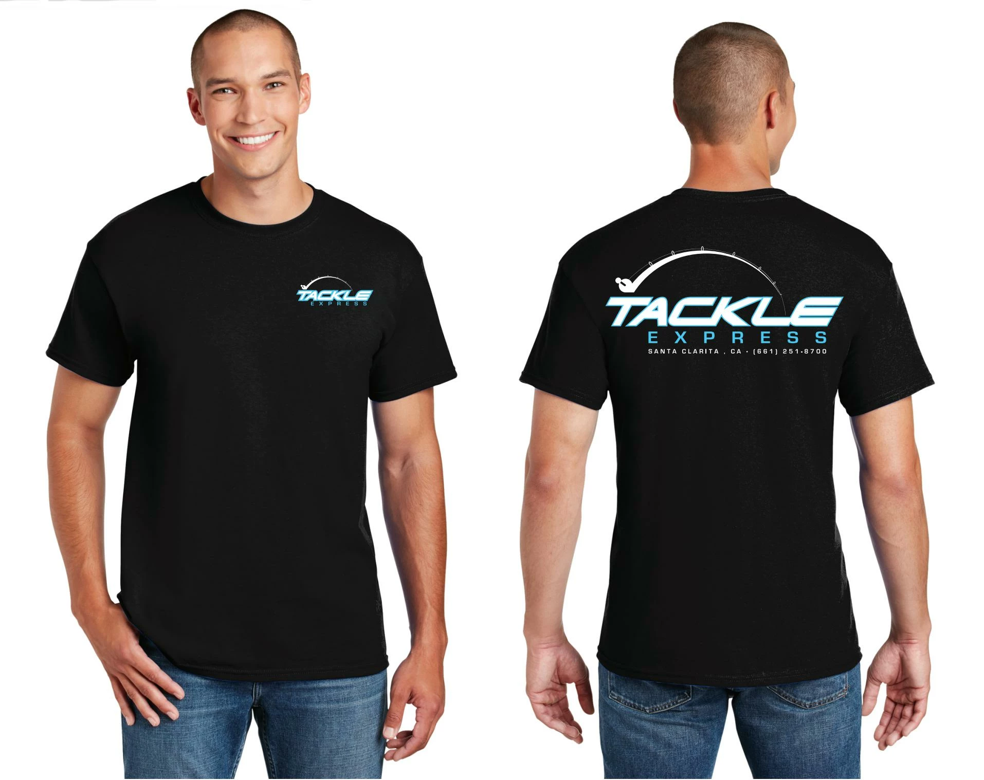 Tackle Express Bent Rod Short Sleeve Tee 3 Tackle Express Bent Rod Short Sleeve Tee