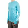 AFTCO Women's Samurai LS Sun Protection Shirt - Hazel Blue -AFTCO Shop W61109 HZL 3 1000x1000 a1c3a0e7 1f23 4d4c be9e 6be7818d2c95