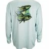 Aftco Wingman LS Performance Shirt - Mist -AFTCO Shop WingmanLSback
