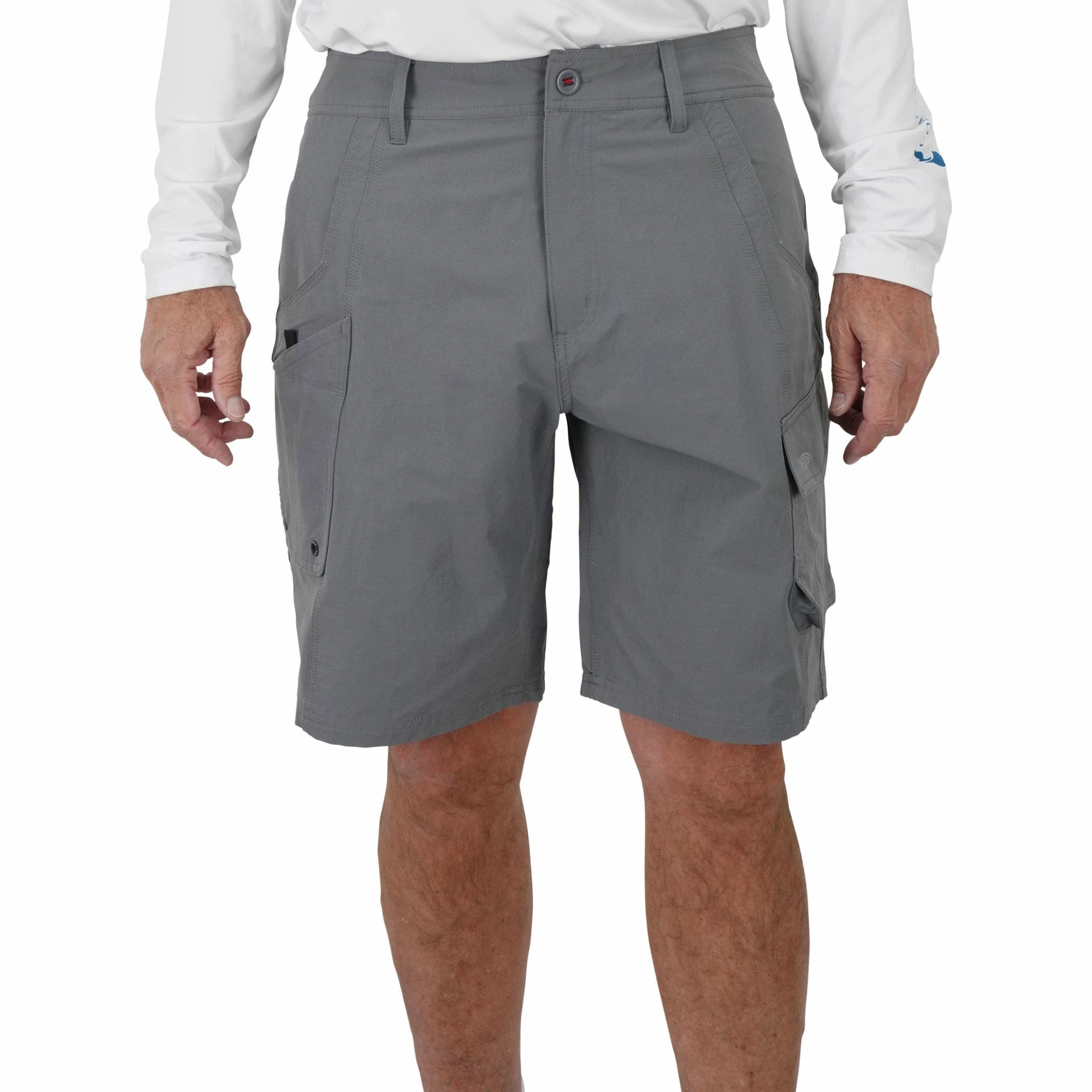 Aftco Stealth Fishing Shorts Charcoal 4 Aftco Stealth Fishing Shorts Charcoal - Image 2
