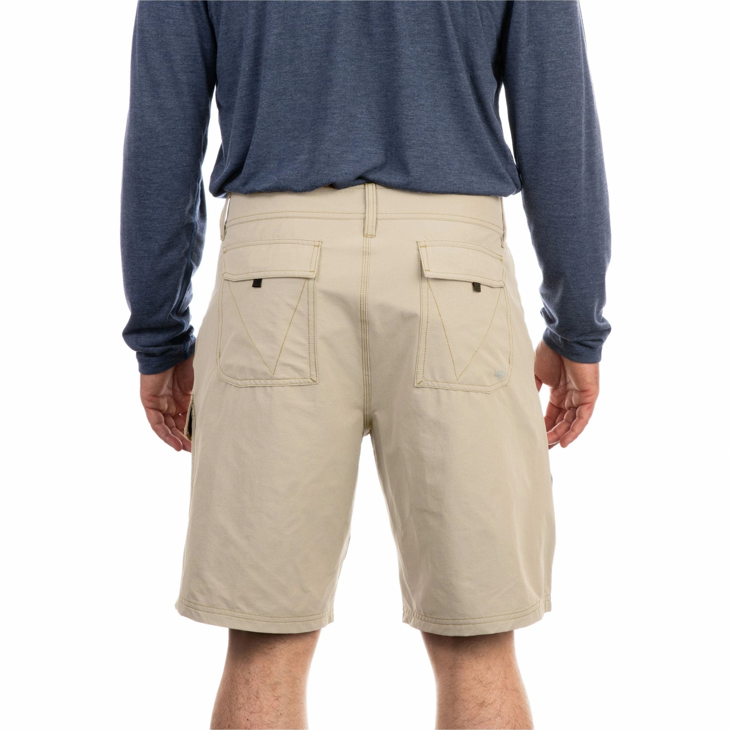 Aftco Stealth Fishing Shorts Khaki 5 Aftco Stealth Fishing Shorts Khaki - Image 3