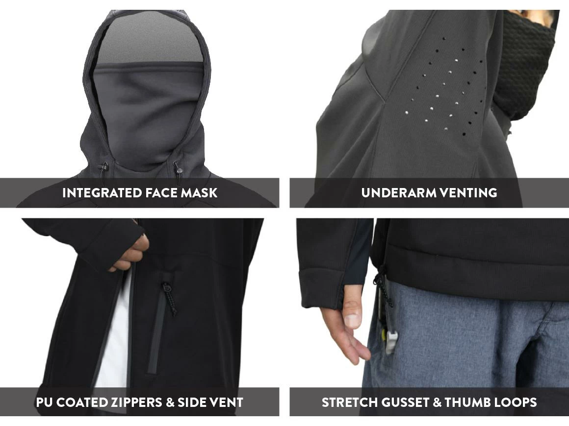 AFTCO Reaper 3-Layer Windproof Softshell Jacket 13 AFTCO Reaper 3-Layer Windproof Softshell Jacket - Image 11