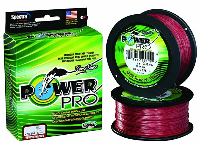 Power Pro Spectra Braided Line Vermillion Red 300 Yards 3 Power Pro Spectra Braided Line Vermillion Red 300 Yards