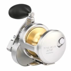 Shimano Talica A Two-Speed Lever Drag Conventional Reels -AFTCO Shop sku TAC12IIA threequarter 1